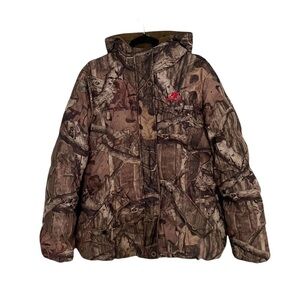 (SOLD) MOSSY OAK Break-Up Infinity Winter Camo Jacket Green Brown XL